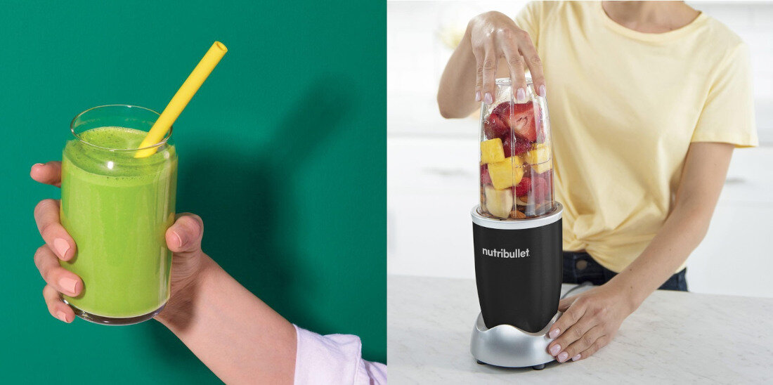 Blender kielichowy NUTRIBULLET NB907B (Sportowy) + 2 bidony w komplecie