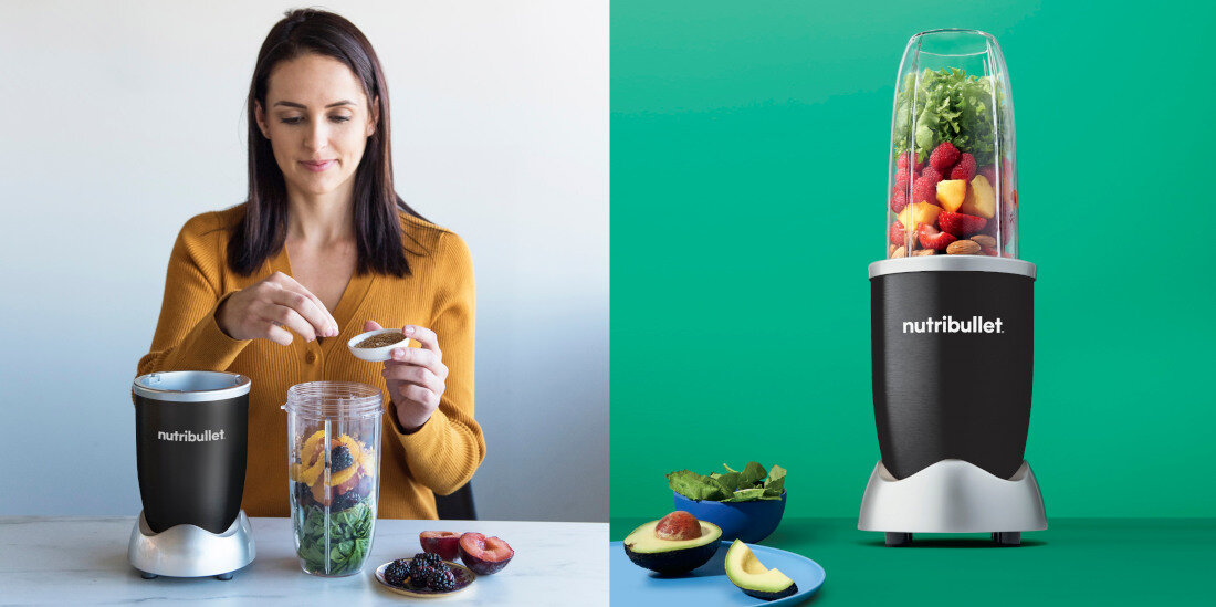 Blender kielichowy NUTRIBULLET NB907B (Sportowy) + 2 bidony w komplecie