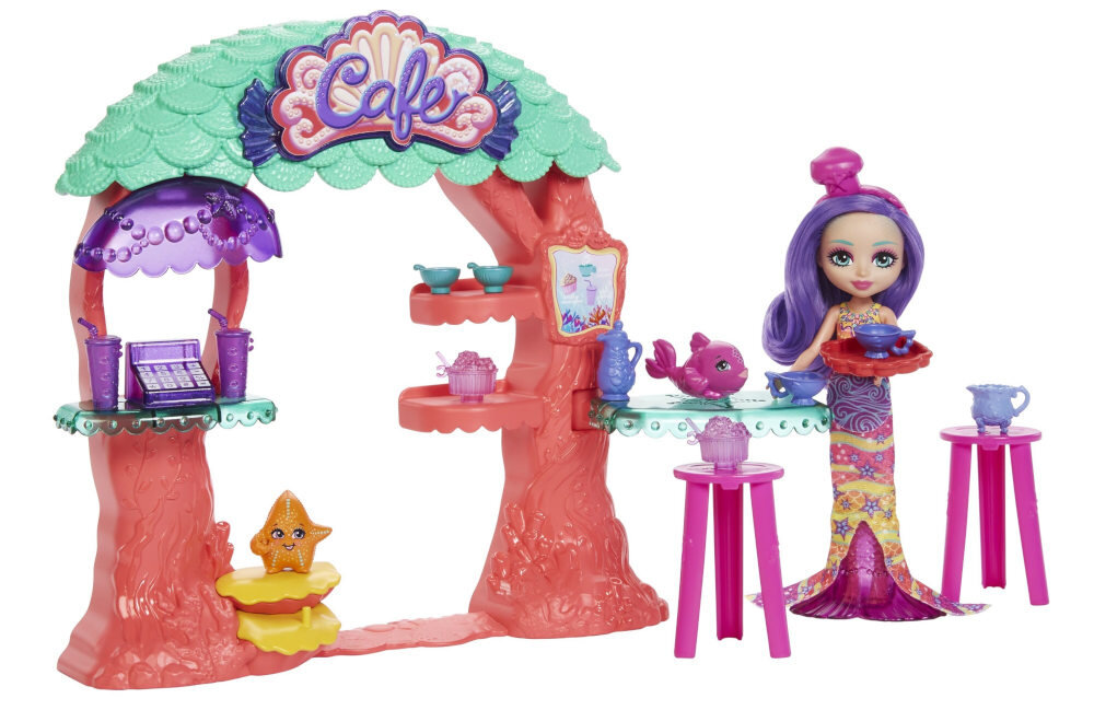 Lalka Enchantimals Podwodna kawiarnia HCF86