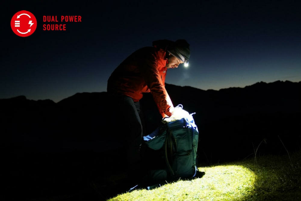 LEDLENSER system podwójne zasilanie moc technologia źródło energia akumulator wygodne rozwiązanie