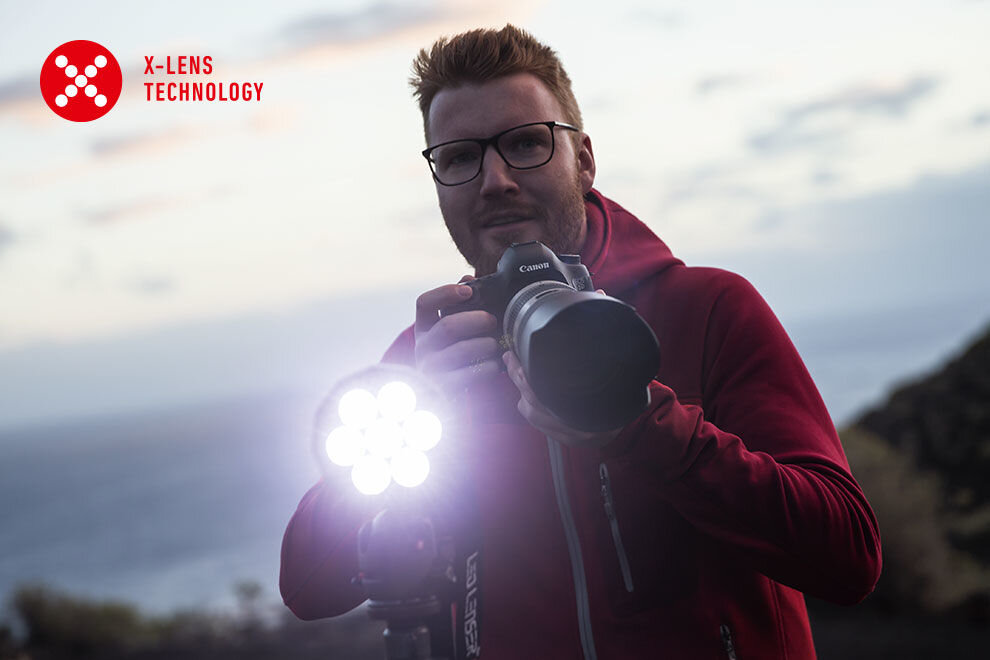 Latarka LEDLENSER P18R Work advanced focus xlens światło krótkie światło długie