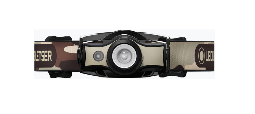LEDLENSER latarka czołowa wielofunkcyjna nowoczesny system montaż łatwa obsługa wygodna klamra koszula pasek wysoki stopień elastyczność czołóka łatwe szybkie ogniskowanie mechanizm obrotowy światło