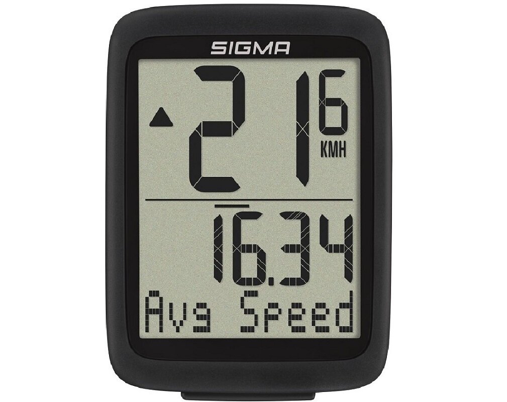 Licznik rowerowy SIGMA BC 8.0 WR Kompaktowy ergonomiczny funkcjonalny rowerzyści rower trening Wyświetlacz Funkcje pomiarowe