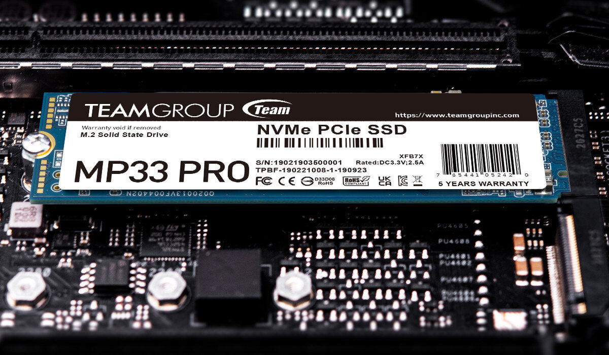 TEAM GROUP MP33 Pro 1TB SSD Liczne funkcje dysku