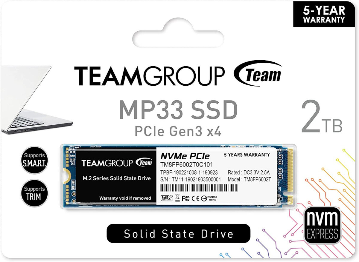 Dysk TEAM GROUP MP33 2TB SSD zawartosc