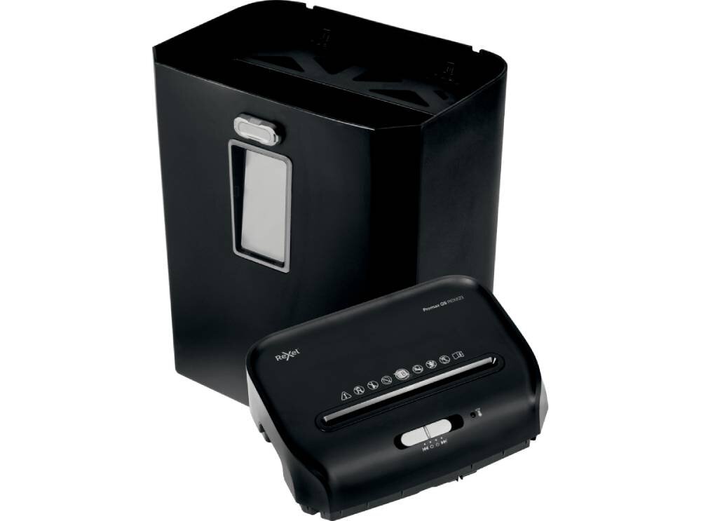 Niszczarka REXEL ProMax QS REX623 23 L, P-4, Konfetti, Automatyczny Start/Stop, Funkcja cofania pojemnik okno czas działania automatyczny start stop