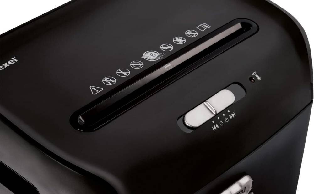 Niszczarka REXEL ProMax QS REX623 23 L, P-4, Konfetti, Automatyczny Start/Stop, Funkcja cofania głośność zabezpieczenia dioda LED