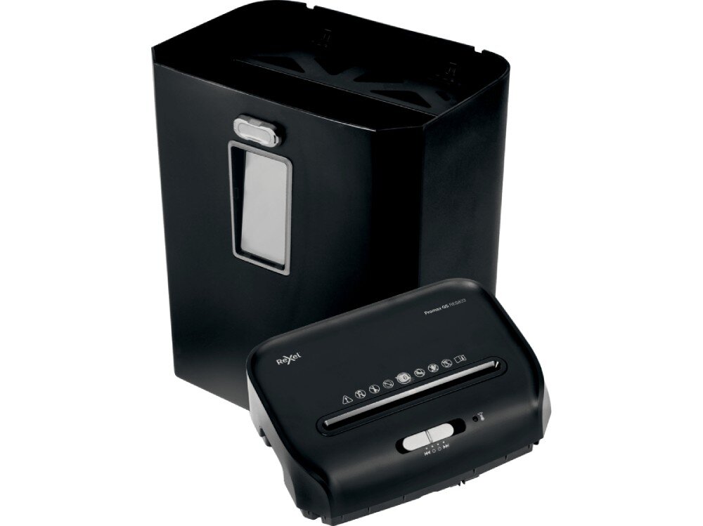 Niszczarka REXEL ProMax QS RES823 23 L, P-2, Paski, Automatyczny Start/Stop, Funkcja cofania czas pracy kosz pojemność głośność