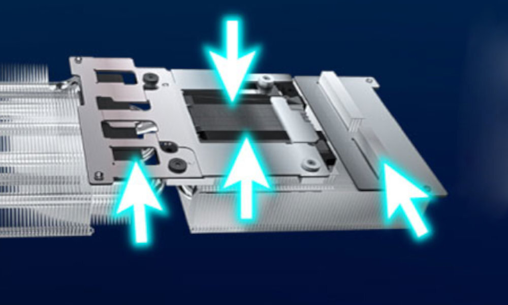 INNO3D GeForce RTX 3070 iChill X4 LHR 8GB  radiator