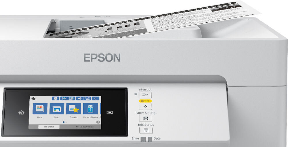 Urządzenie wielofunkcyjne EPSON EcoTank Pro M15180 Automatyczny druk dwustronny, Wi-Fi zbliżenie na ADF oszczędność czasu moduł automatycznego podajnika dokumentów do 50 arkuszy papieru przydatne przy tworzeniu cyfrowych archiwów