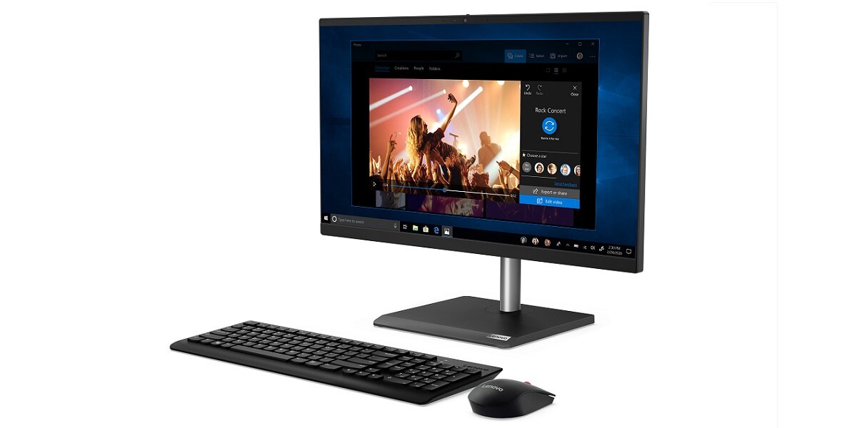 Komputer LENOVO V30a Wąskie ramki – duży obszar roboczy ekranu Spełni Twoje oczekiwania