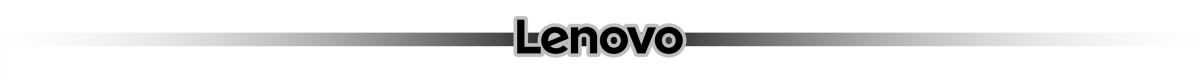 Logo Lenovo na tle gradientu od czarnego do białego.