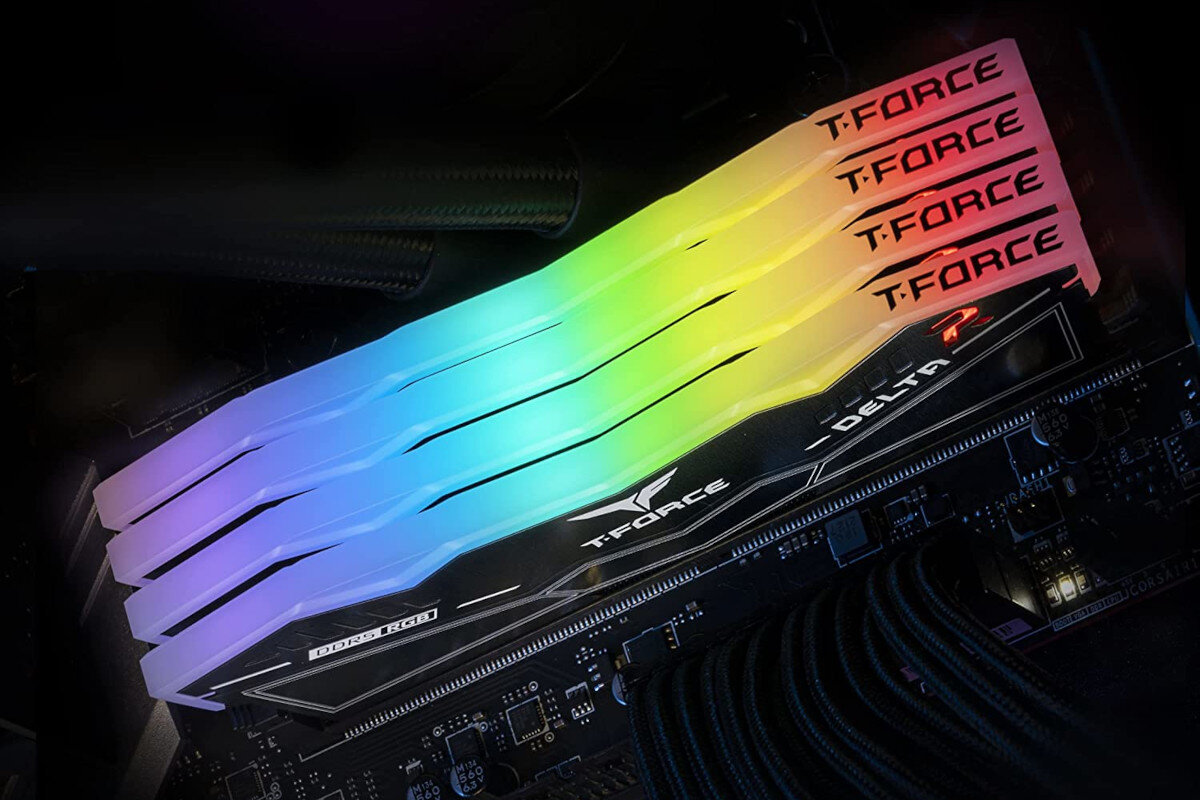 Pamiec RAM TEAM GROUP Delta RGB 32GB 6400MHz wysoka wydajnosc