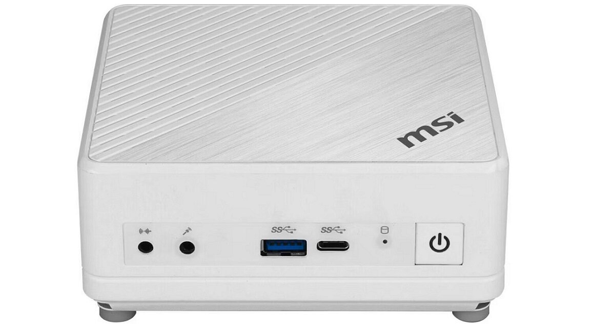 Komputer MSI Cubi 5 10M ożliwość montażu z tyłu monitora