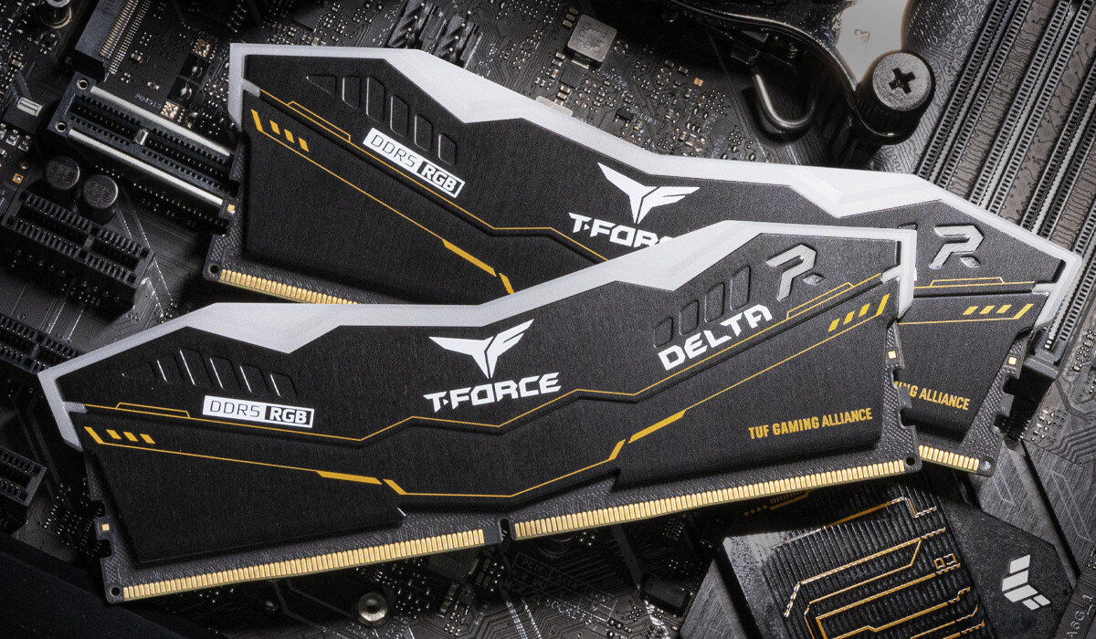 Pamiec RAM TEAM GROUP T-Force Delta TUF Gaming Alliance RGB 32GB 5200MHz prawidlowe dzialanie