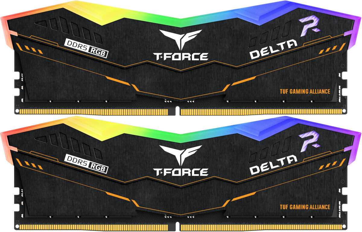 Pamiec RAM TEAM GROUP T-Force Delta TUF Gaming Alliance RGB 32GB 5200MHz duza czestotliwosc pracy