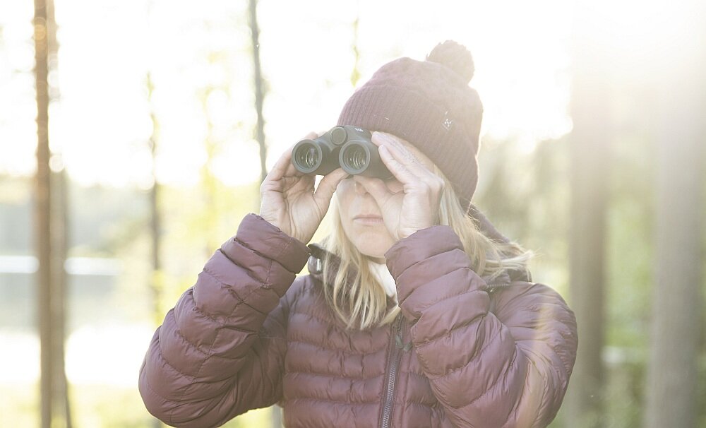 Lornetka FOCUS Explore optyka waga konstrukcja ogniskowa zoom przybliżenie dioptria muszle oczne obiektywy soczewki pryzmat powłoka gwint okulary obserwacja przyroda sport powiększenie 