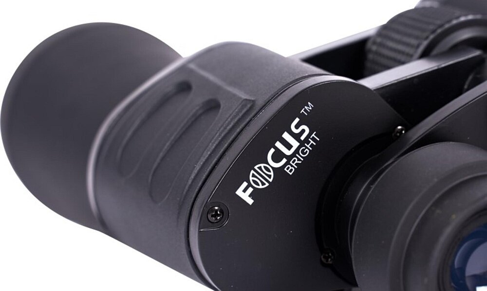 Lornetka FOCUS Bright optyka waga konstrukcja ogniskowa zoom przybliżenie dioptria muszle oczne obiektywy soczewki pryzmat powłoka gwint okulary obserwacja przyroda sport powiększenie