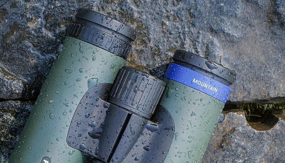 Lornetka FOCUS Mountain optyka waga konstrukcja ogniskowa zoom przybliżenie dioptria muszle oczne obiektywy soczewki pryzmat powłoka gwint okulary obserwacja przyroda sport powiększenie 