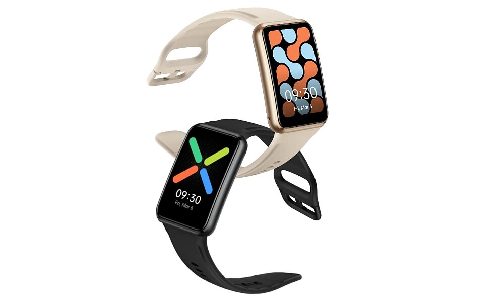 Smartwatch OPPO Watch Free ekran bateria czujniki zdrowie sport pasek ładowanie pojemność rozdzielczość łączność sterowanie krew puls rozmowy smartfon aplikacja