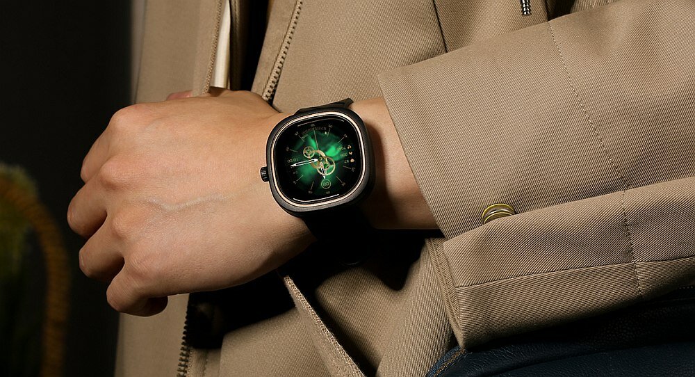 Smartwatch DOOGEE Ares ekran bateria czujniki zdrowie sport pasek ładowanie pojemność rozdzielczość łączność sterowanie krew puls rozmowy smartfon aplikacja