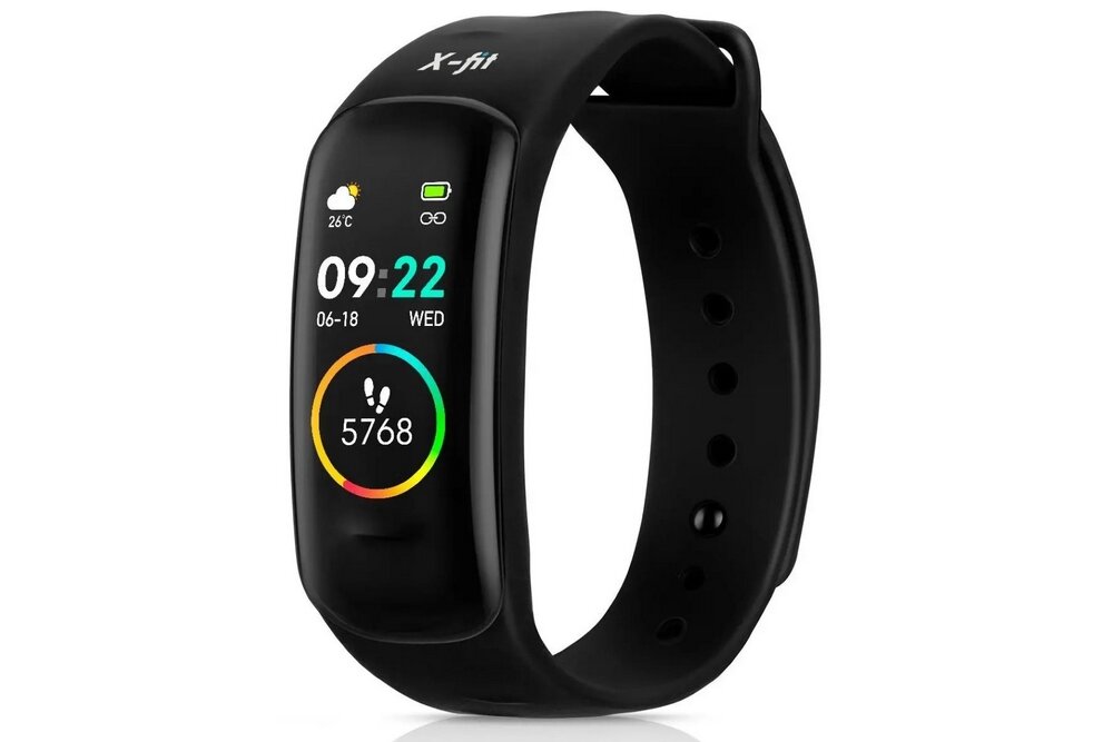 Smartwatch NICEBOY X-fit Plus ekran bateria czujniki zdrowie sport pasek ładowanie pojemność rozdzielczość łączność sterowanie krew puls rozmowy smartfon aplikacja