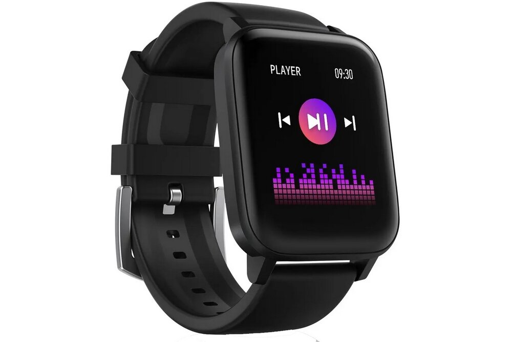 Smartwatch NICEBOY X-fit Watch 2 Lite ekran bateria czujniki zdrowie sport pasek ładowanie pojemność rozdzielczość łączność sterowanie krew puls rozmowy smartfon aplikacja