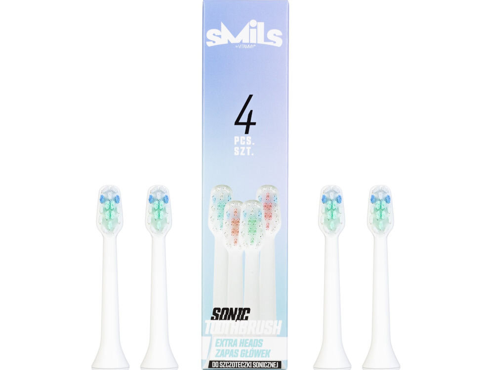 Końcówka szczoteczki VITAMMY Smils Mix 1 (4 sztuki) elementy