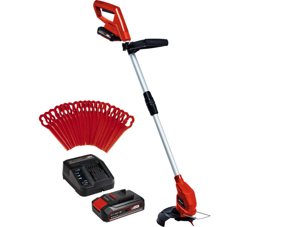 Podkaszarka elektryczna EINHELL GC-CT uchwyt zawartosc opakowania