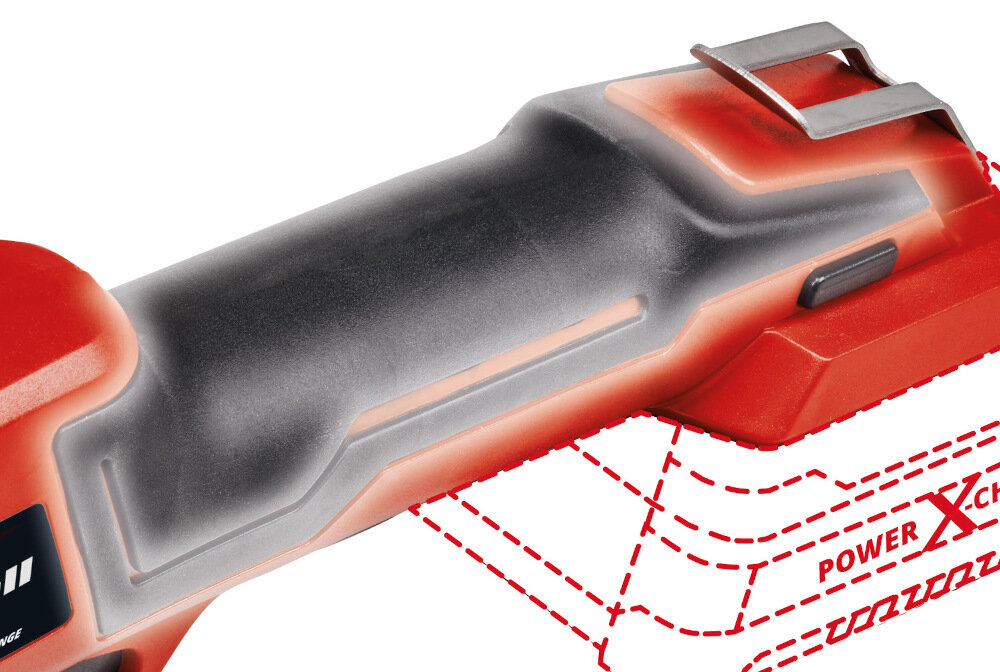 Nożyce EINHELL GE-LS 18 LI Solo ergonomicznie uksztaltowana rekojesc miekki uchwyt wygodna obsluga