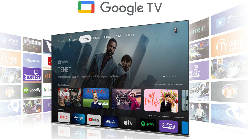 Telewizor TCL QLED760 - google tv