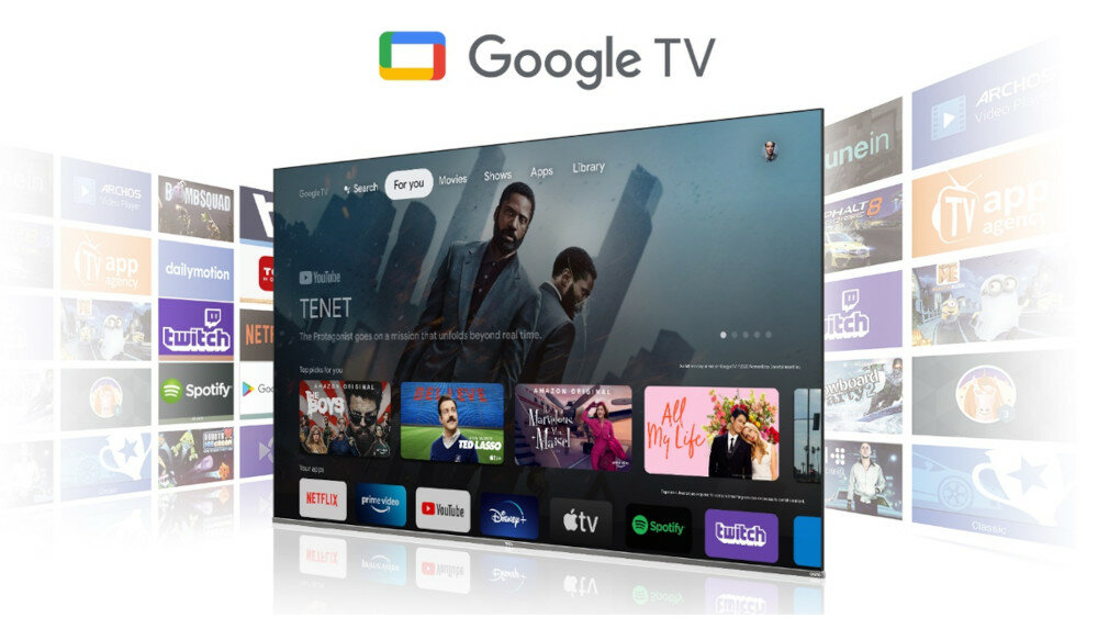 Telewizor TCL LED P735  - google
