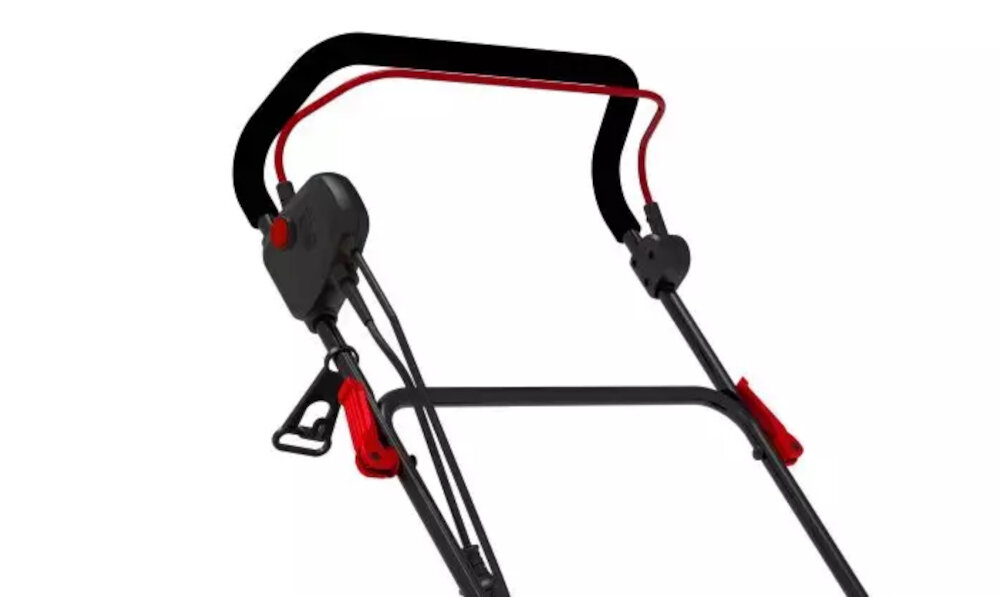 Wertykulator elektryczny DEDRA DED8686 5-stopniowa regulacja glebokosci pracy w zakresie -12/-9/-6/-3/+6 mm praktyczna dzwignia bardzo latwa obsluga praca bez wysilu ergonomicznie wyprofilowany uchwyt miekka pianka