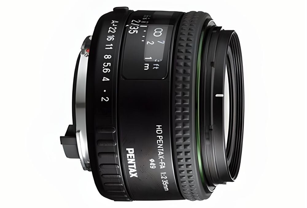 Obiektyw PENTAX HD FA 35mm F2  ogniskowa przysłona ostrość pierścienie optyka soczewki powłoki montaż bagnet światło jasność zoom filtry waga