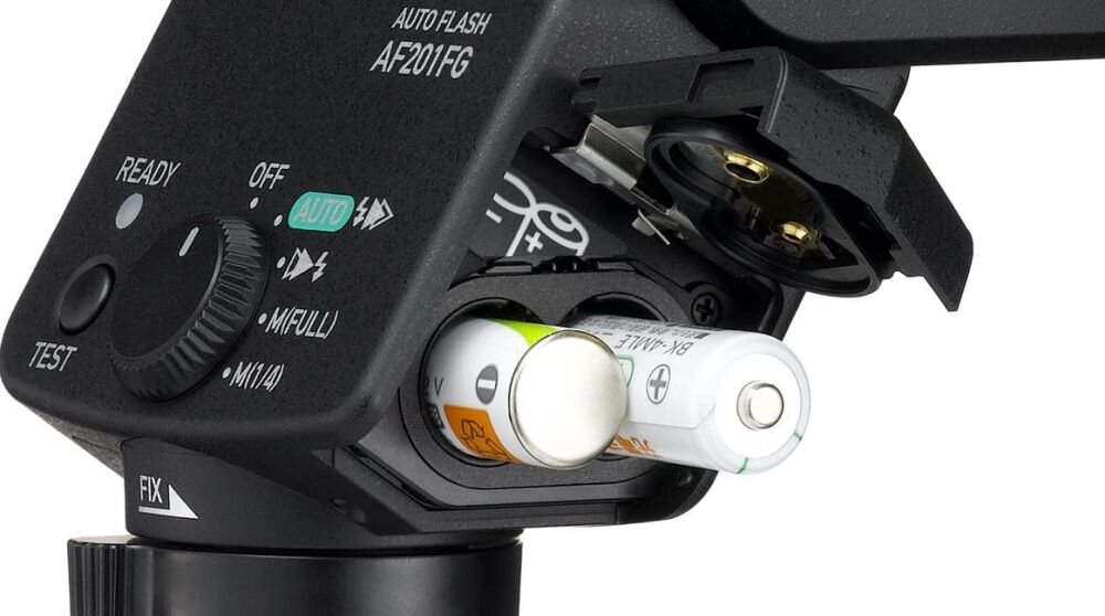 Lampa błyskowa PENTAX AF 201 FG aparat zdjęcia zasilanie montaż zasięg jasność