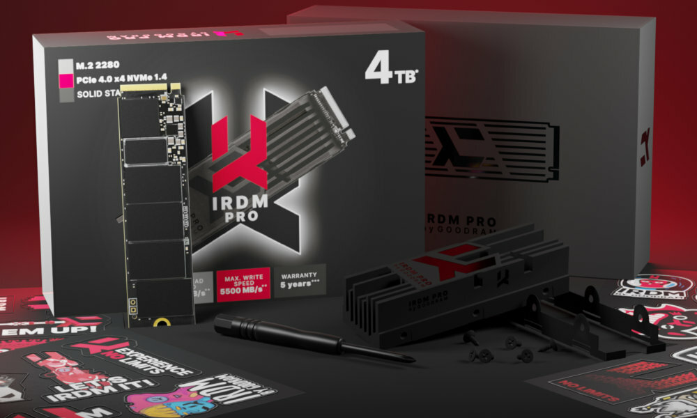 GOODRAM IRDM Pro M.2 4TB SSD zestaw