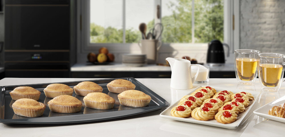 Piekarnik SMEG SF700AO programy wybór opcje grill eco wyrastanie ciasta pizza grzałka termoobieg