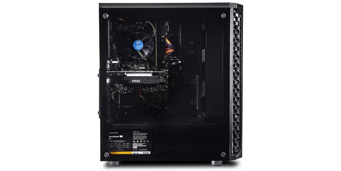 Komputer ADAX Draco WXHC12100F i3-12100F 16GB RAM 512GB SSD GeForce RTX3050 Windows 11 Home karta graficzna karta dźwiękowa procesor dysk SSD RAM pamięć gaming rozrywka praca solidność jakość