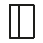 Ikona obrazująca minimalistyczny, elegancki design lodówki Samsung