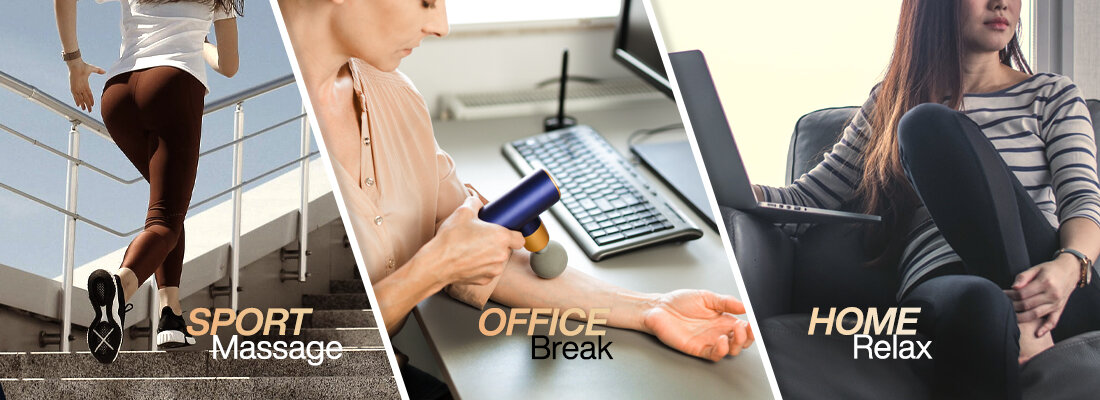 Masażer MEDIVON Gun Pro Y miesnie stawy regulacja masazer