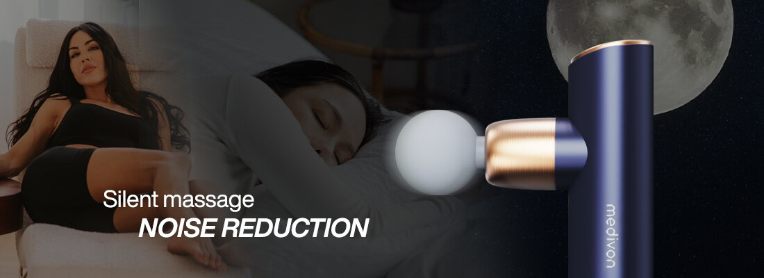 Masażer MEDIVON Gun Pro Y cicha praca dzialanie