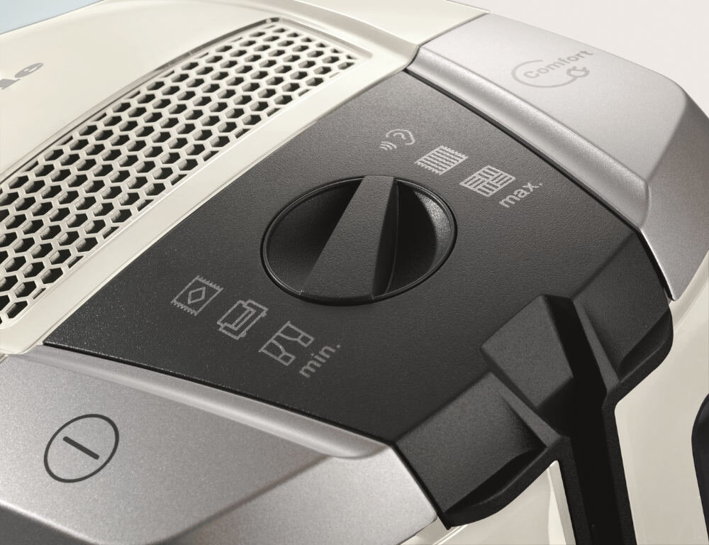 Odkurzacz MIELE Compact C2 Allergy wskaznik wymiany worka mechanizm automatycznego pozycjonowania