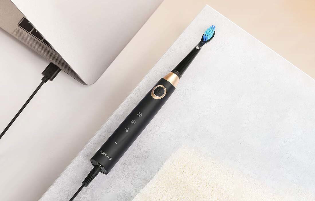 Szczoteczka soniczna FAIRYWILL FW-508 do 30 dni na jednym ladowaniu