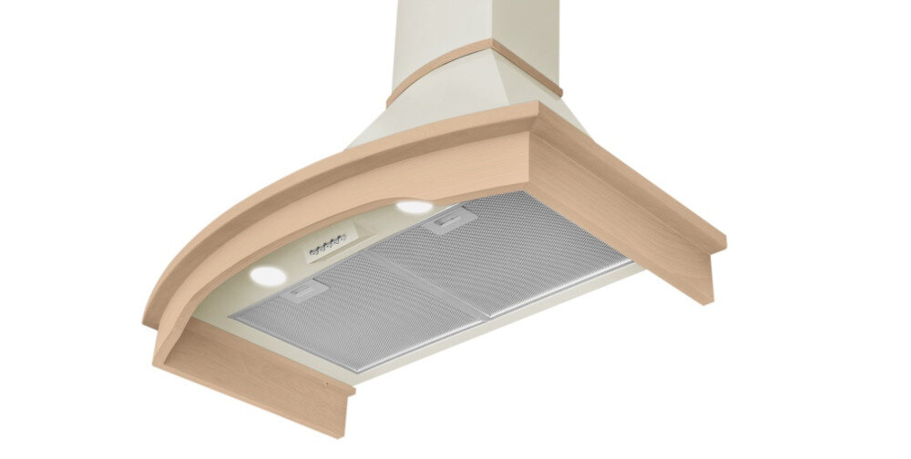 Okap AFRELLI AW-3 Regio 90 Ecru światło LED