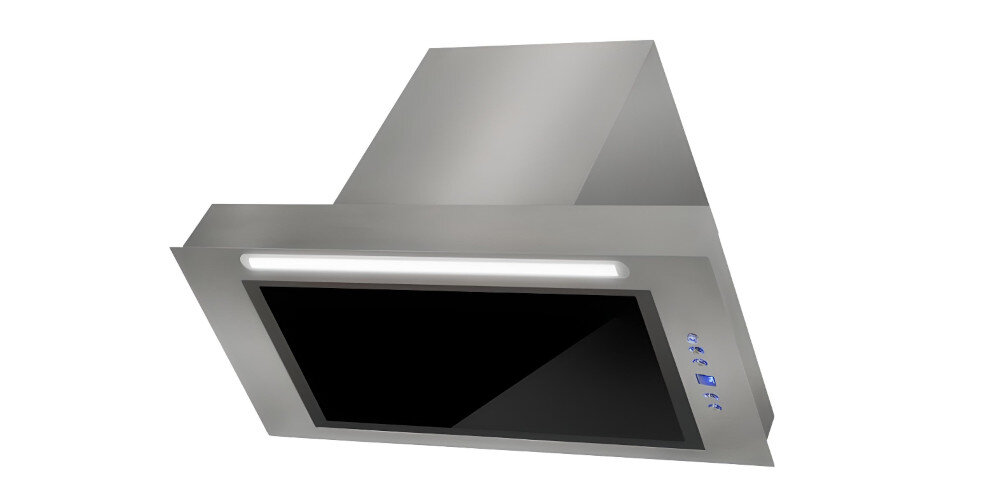 Okap AFRELLI AW-10 Piano 60 Inox/Czarne szkło design wygląd