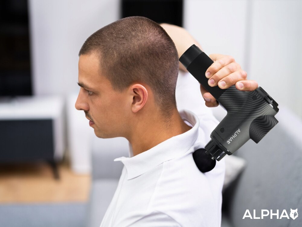 Masażer ręczny Gun ALPHA AMG-04 płynna praca, delikatne iintensywne sutawienia, szeroki zakres