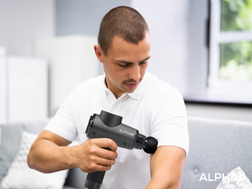Masażer ręczny Gun ALPHA AMG-04 ergonomiczna rękojeść, szybkie ładowanie, codzienna rutyna
