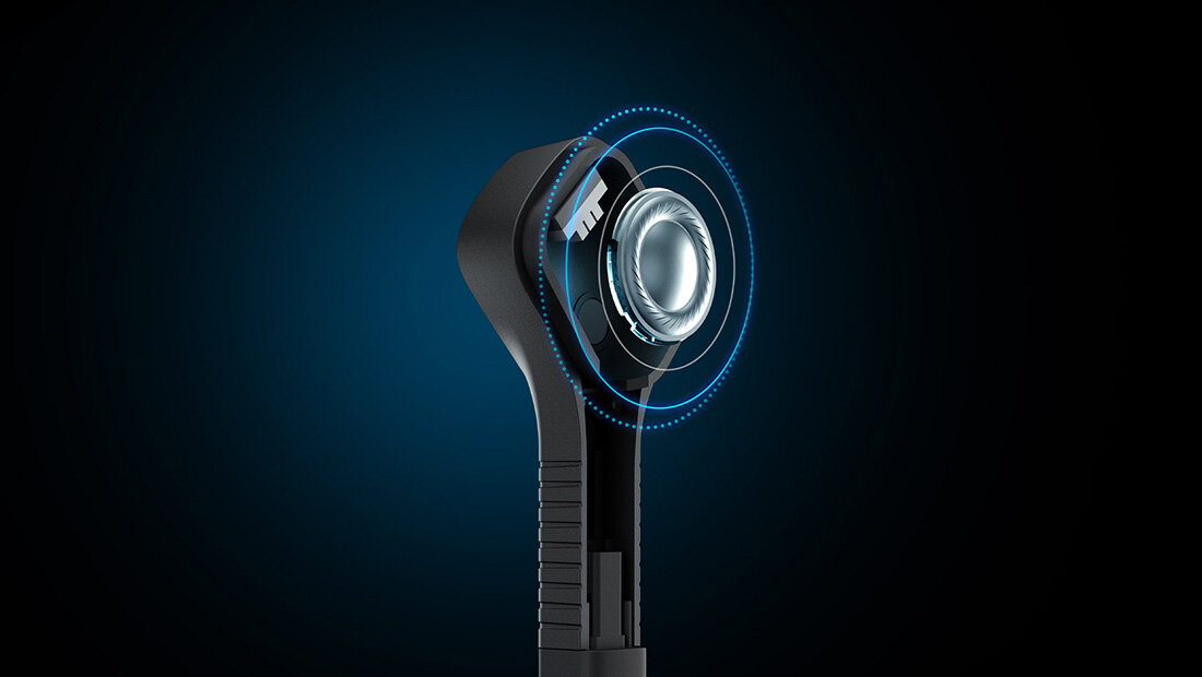 Słuchawki ROCCAT Syn Buds Core Czarny zdjęcie słuchawek lifestyle jakość dźwięk przetworniki konstrukcja