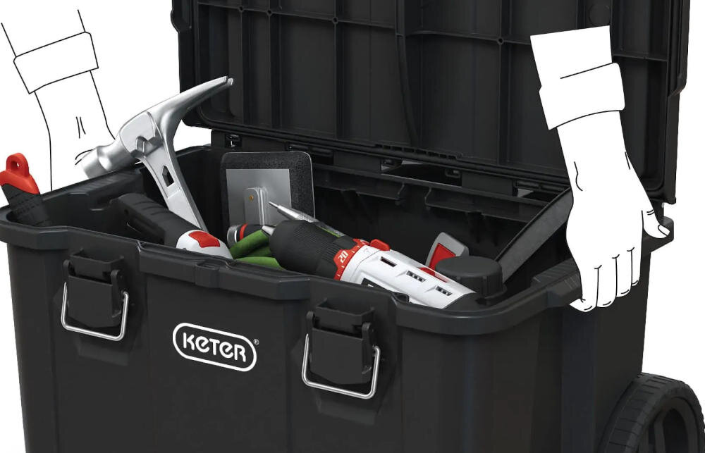 KETER skrzynka mocne tworzywo sztuczne polipropylen