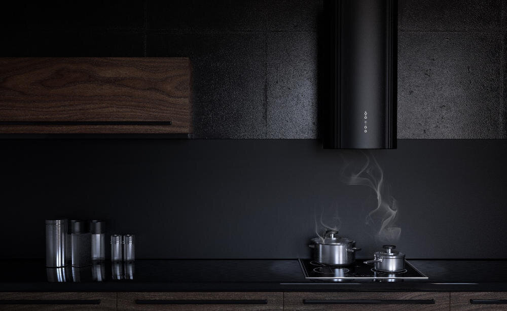 VDB Boho okap urządzenie funkcjonalność kuchnia nieprzyjemne zapachy gotowanie dym para stylowe eleganckie